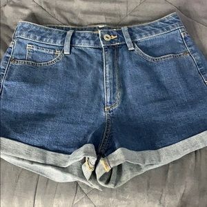 High Waist Boyfriend Shorts